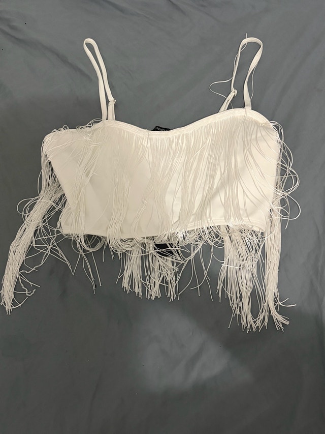 Forever 21 Fringe Crop Top