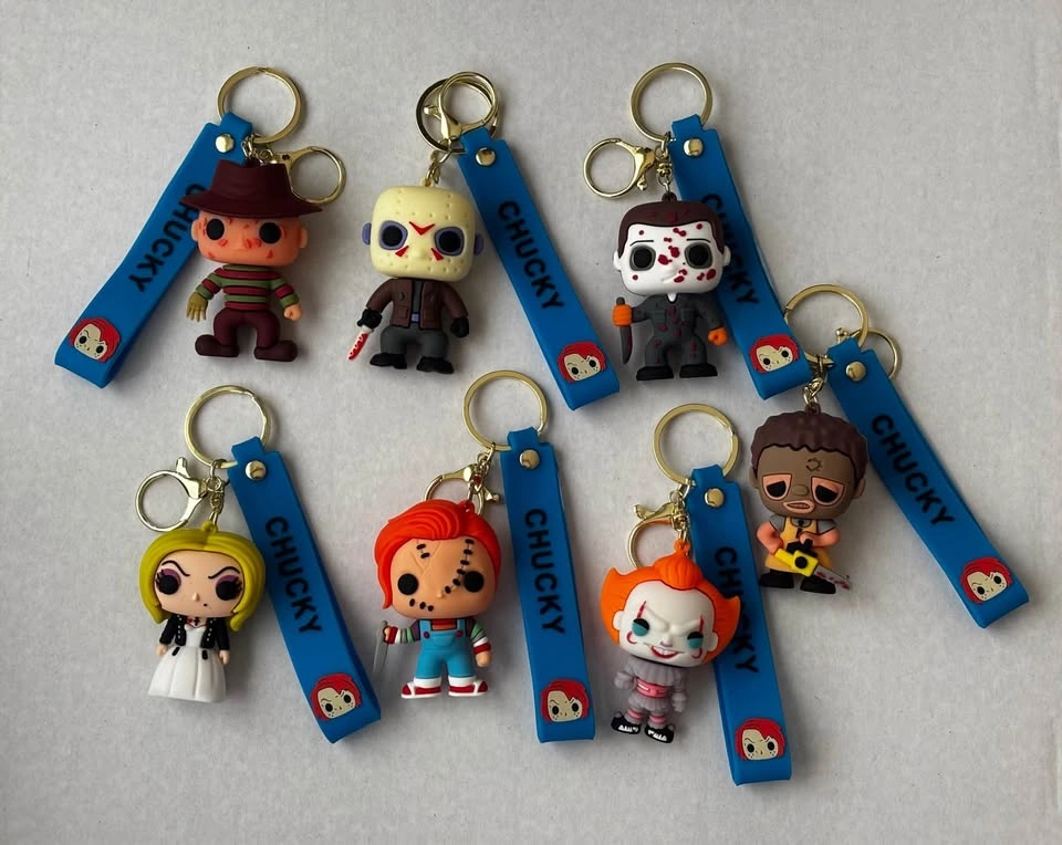 Assorted Character Keychains - Horror, Stitch, Nightmare Before - photo 3