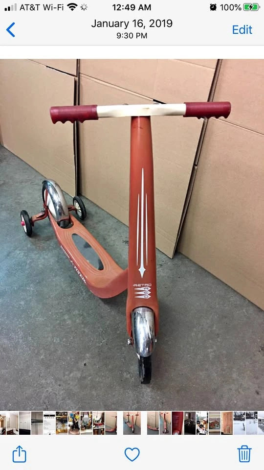 Vintage Radio Flyer Scooter