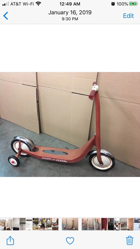 Vintage Radio Flyer Scooter - photo 2