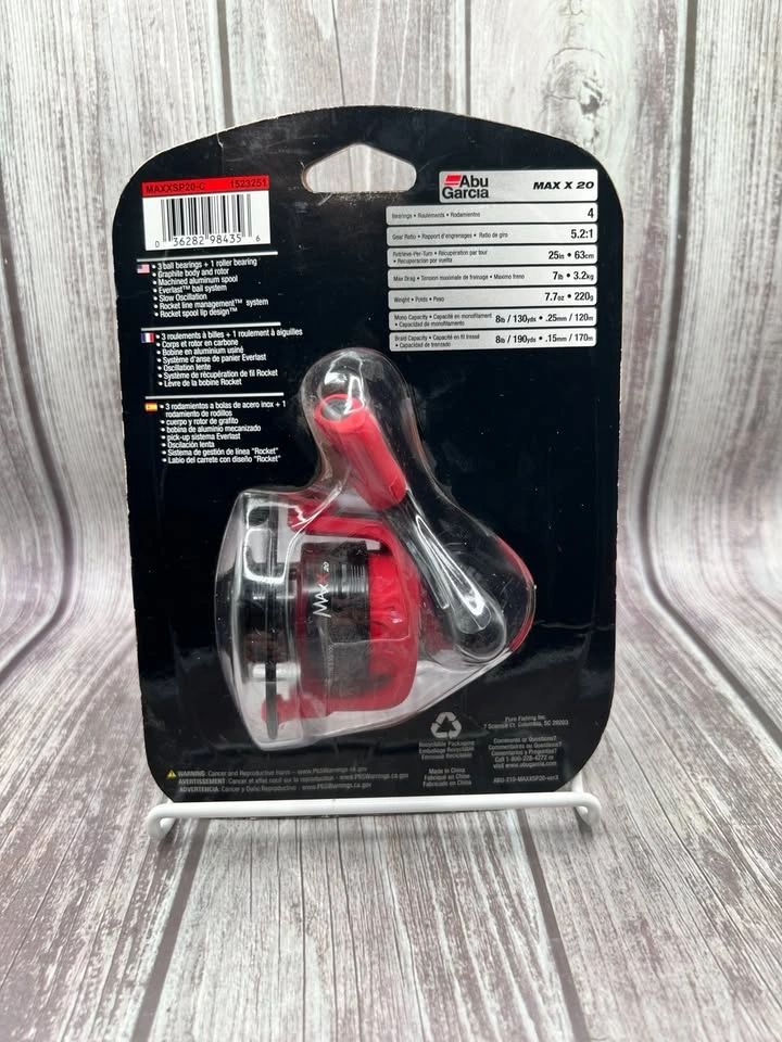 Abu Garcia Max X 20 Spinning Reel MAXXSP20-C NEW SEALED - photo 2