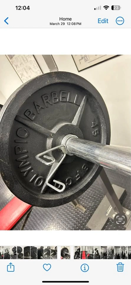 BFCO Olympic Barbell Weight Set 290 lbs