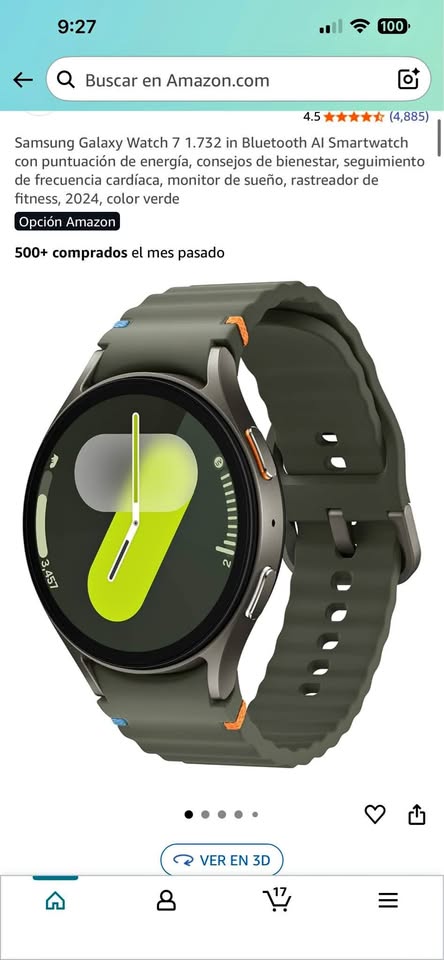 Samsung Galaxy Watch 7 1.575 in Bluetooth AI Smartwatch
