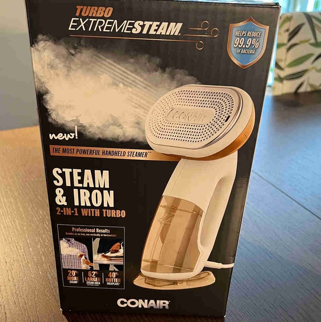 BRAND NEW Conair Steamer + FREE Iron, Board & Drying Rack