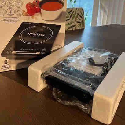 BRAND NEW: Heritage 1800W Portable Induction Cooktop