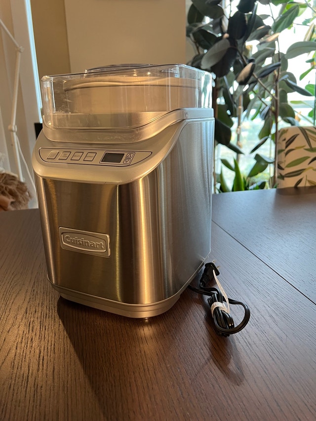 Cuisinart Ice Cream/Gelato Maker (Stainless Steel)-Like New! - photo 2