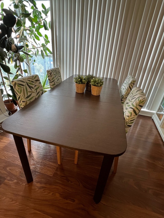 IKEA STRANDTORP Extendable Dining Table + 4 Chairs - photo 3