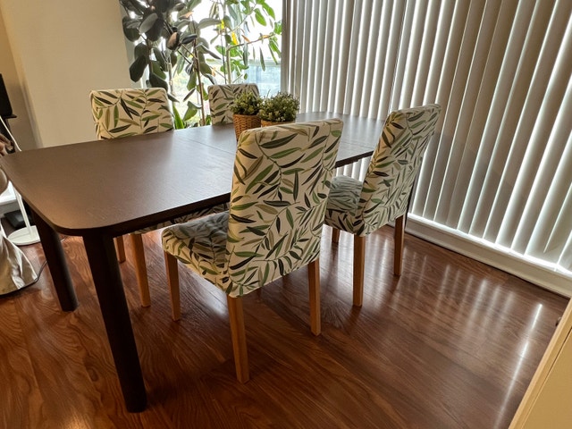 IKEA STRANDTORP Extendable Dining Table + 4 Chairs - photo 5