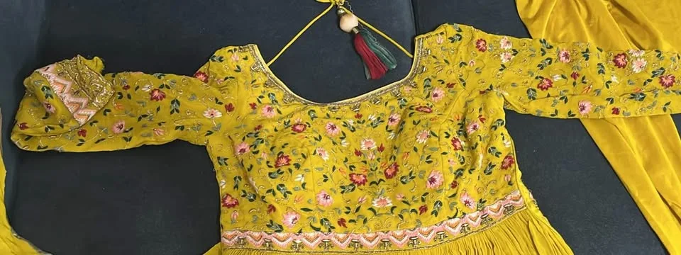 Indian Anarkali suit set image indicator(2)