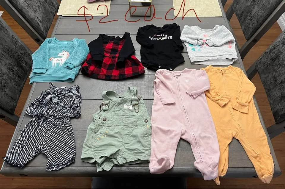 Baby girl 3-6 months clothes image indicator(2)