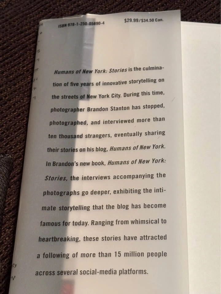 🌆 Humans of New York: Stories by Brandon Stanton (Hardcover book - photo 2