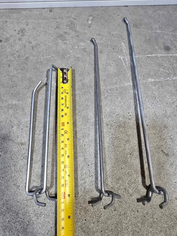 PEGBOARD HOOKS 10", $0.30 EACH