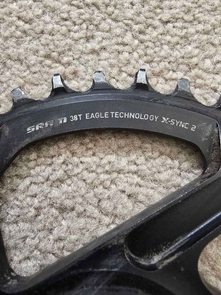 SRAM CHAIN RING 38T X-SYNC 2, 6MM OFFSET - photo 2