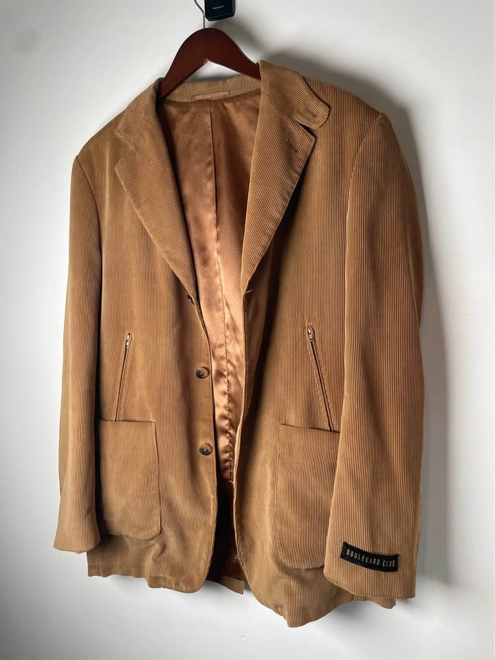 Vintage Boulevard Club Fine Corduroy Blazer / Sport Coat - photo 3