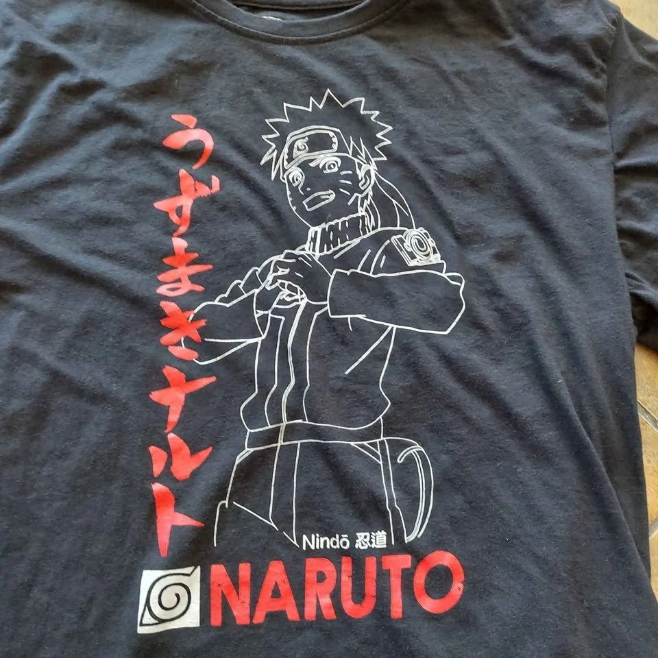 Naruto ShippuDen Anime T Shirt Men Size Large - photo 2