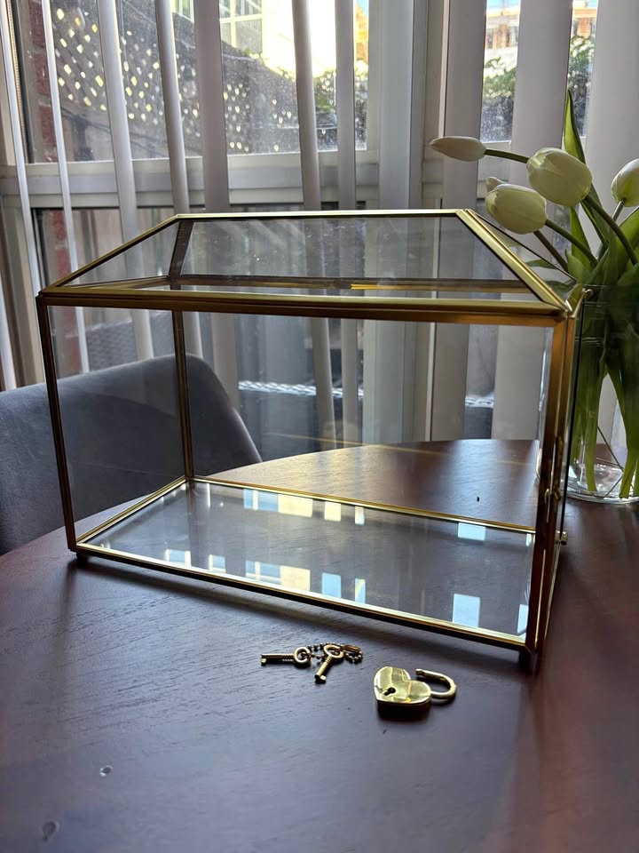 Glass Money Box for Cards