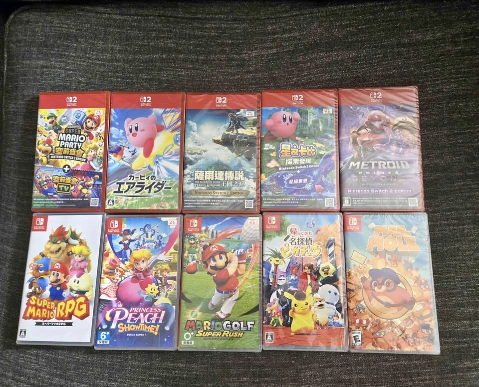 Nintendo Switch Games Sealed