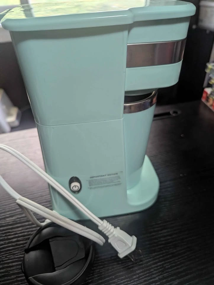 Elite Gourmet Single-Serve Coffee Maker – Mint Green with Travel - photo 2