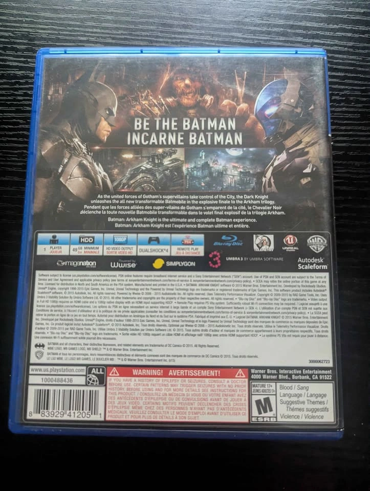 Batman Arkham Knight – PS4 (Complete in Case) - photo 2