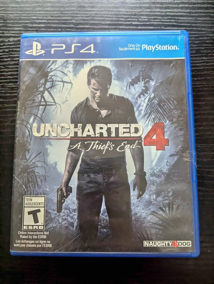 Uncharted 4: A Thief's End – PS4 (PlayStation Hits, Complete in
