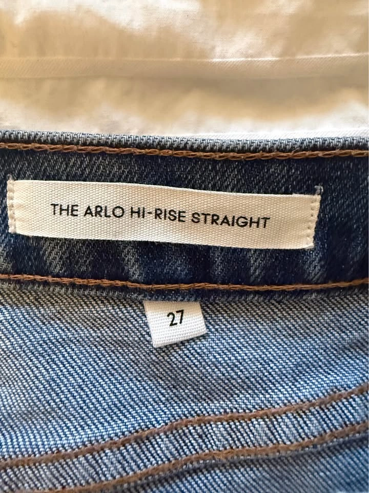 Denim Forum Arlo Hi-Rise Straight Jeans - photo 4