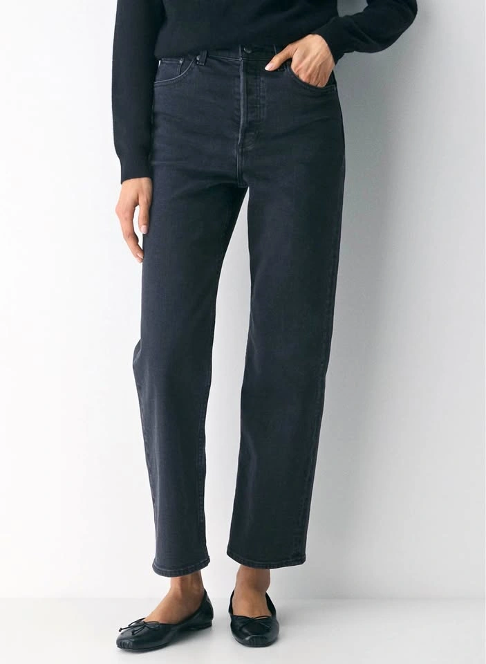 Denim Forum Arlo High Rise Straight Jeans