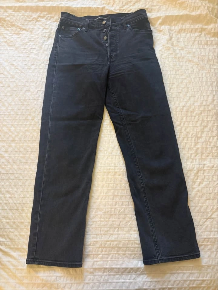 Denim Forum Arlo High Rise Straight Jeans - photo 3