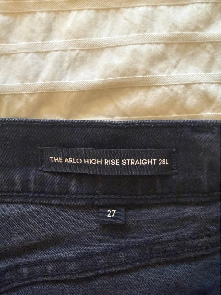 Denim Forum Arlo High Rise Straight Jeans - photo 5
