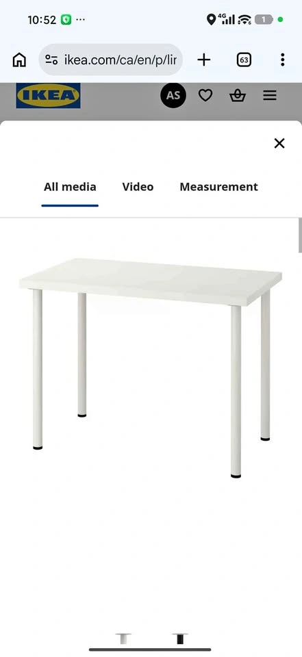Ikea Office Table LINNMON / ADILS