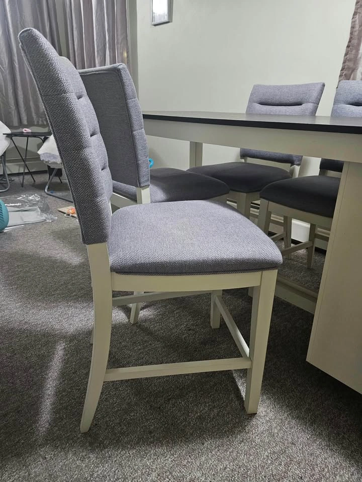 Counter-Height Dining Table with 4 Chairs - photo 2