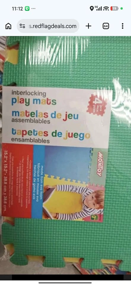 Multi locking Foam mat for Kids 48 pieces