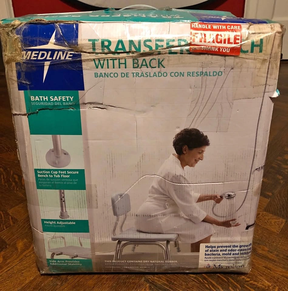 Medline Microban Medical Bath Bench (brand new)