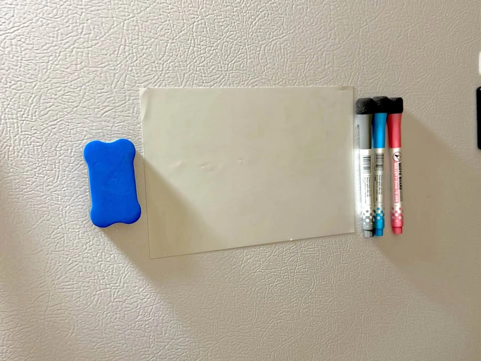 Magnetic Fridge Whiteboard Set