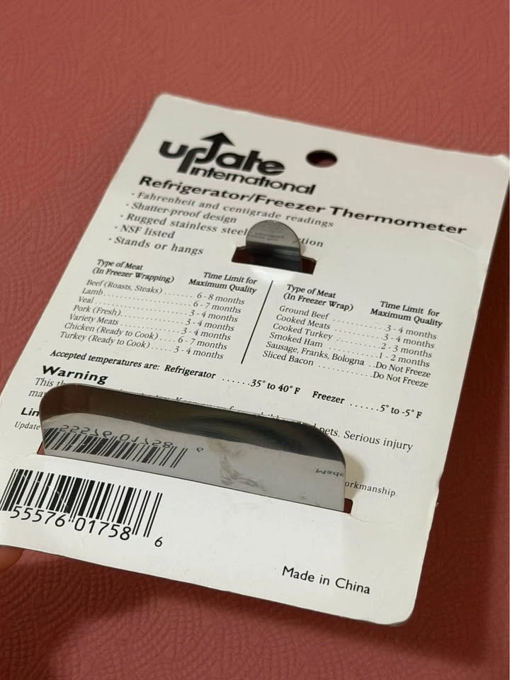 Refrigerator/Freezer Thermometer - photo 2