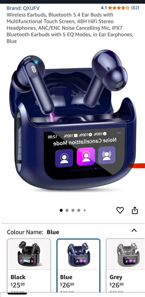 QXUFV Wireless Earbuds thumbnail