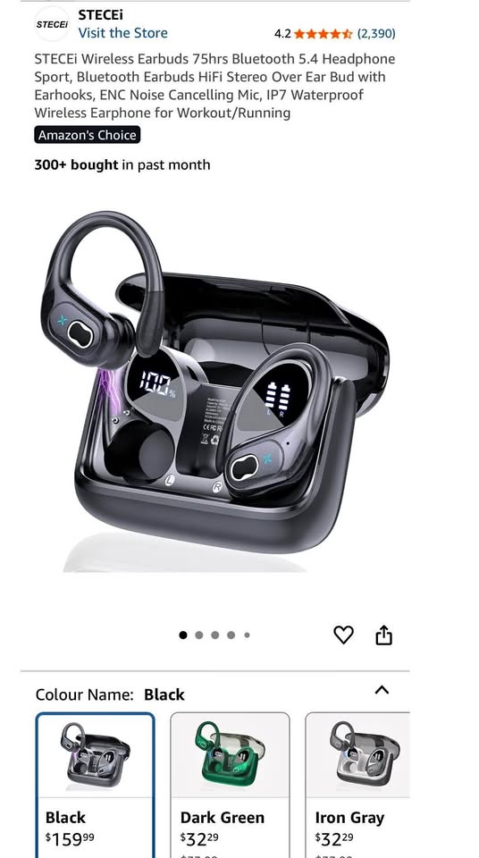 New STECEi Wireless Earbuds 75hrs Bluetooth 5.4