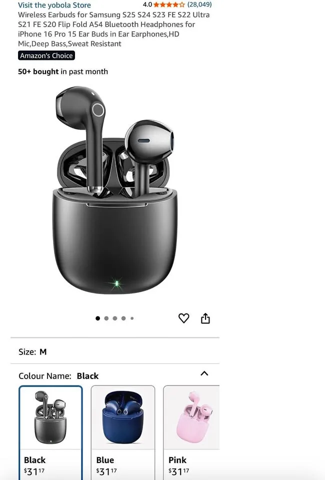 New yobola T9 Wireless Earbuds thumbnail