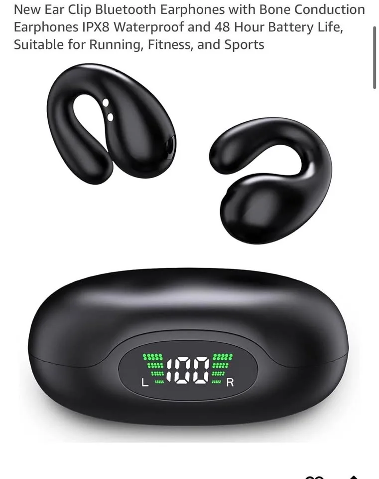 YYK-Q92 Ear Clip Bluetooth Bone Conduction Earphones thumbnail