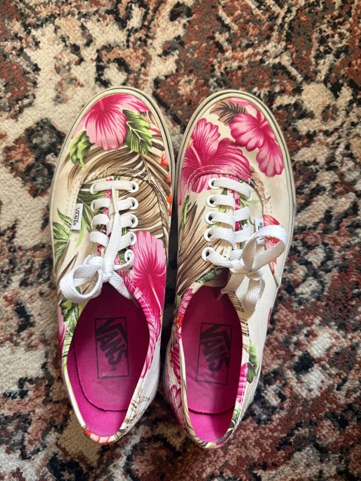 Floral Vans Sneakers