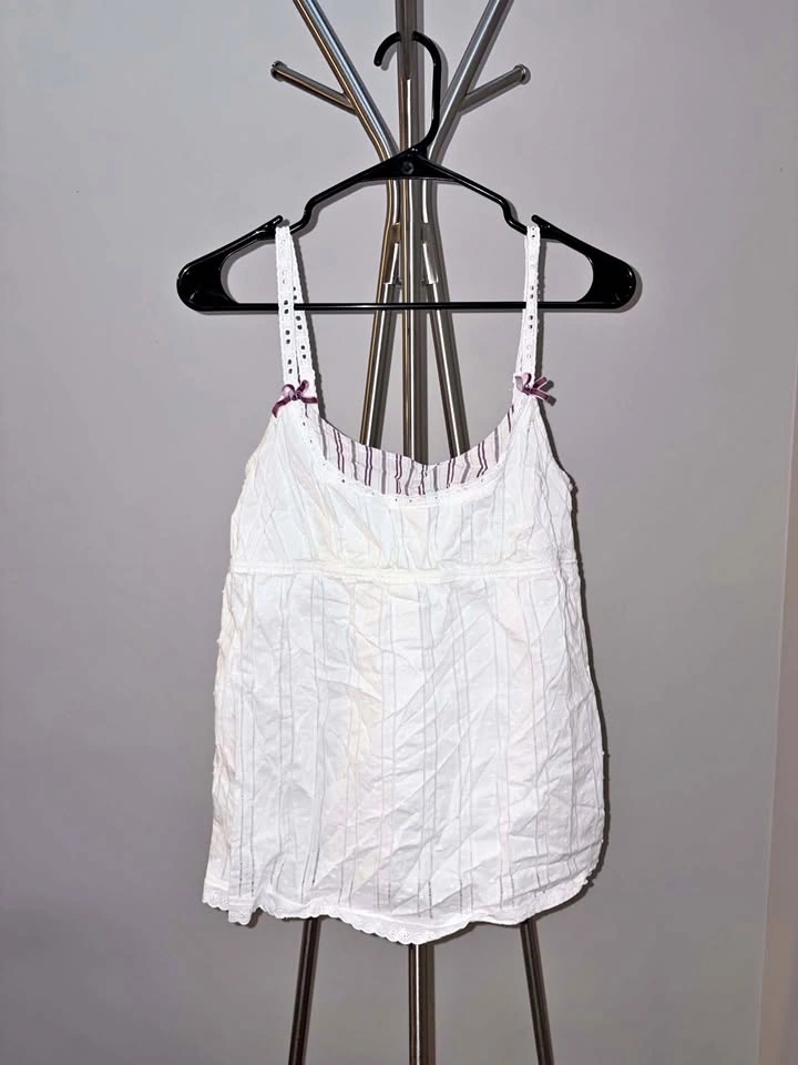White Babydoll Top