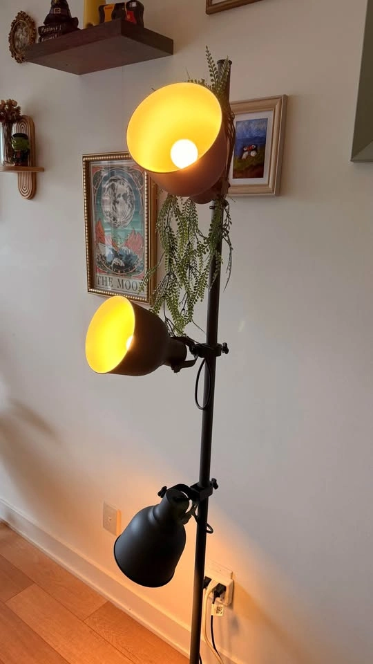 IKEA HEKTAR Floor Lamp with 3 Spotlights - Dark Grey - photo 2