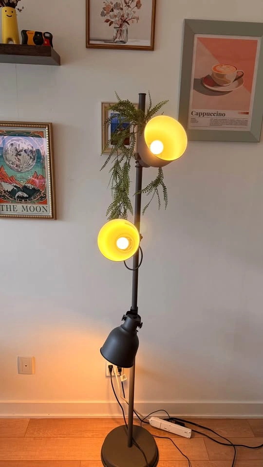 IKEA HEKTAR Floor Lamp with 3 Spotlights - Dark Grey - photo 4