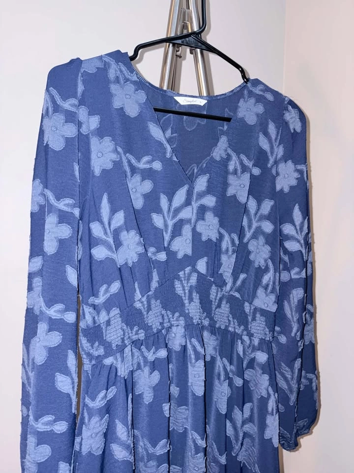 Floral Blue Dress - photo 2