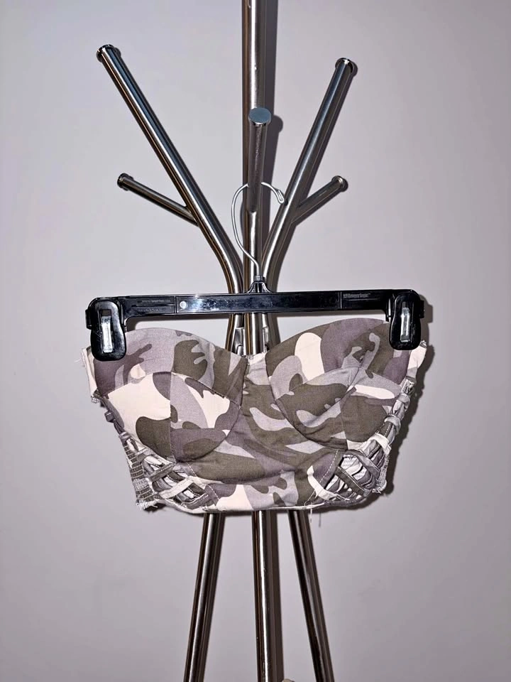 Camo Cropped Top