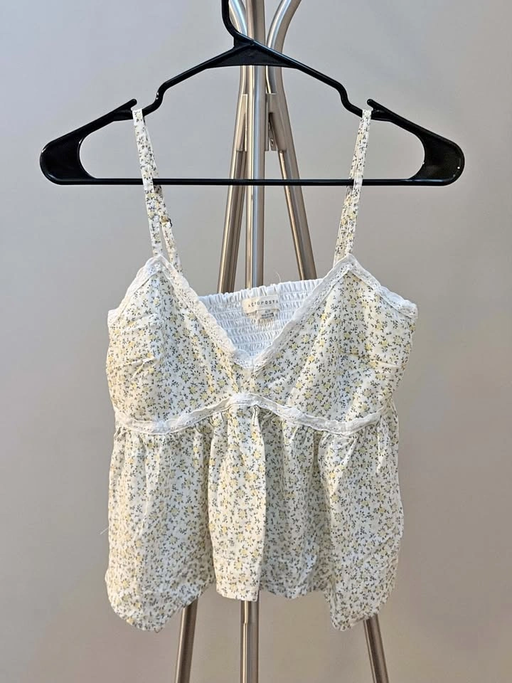 Aeropostale Floral Babydoll Top