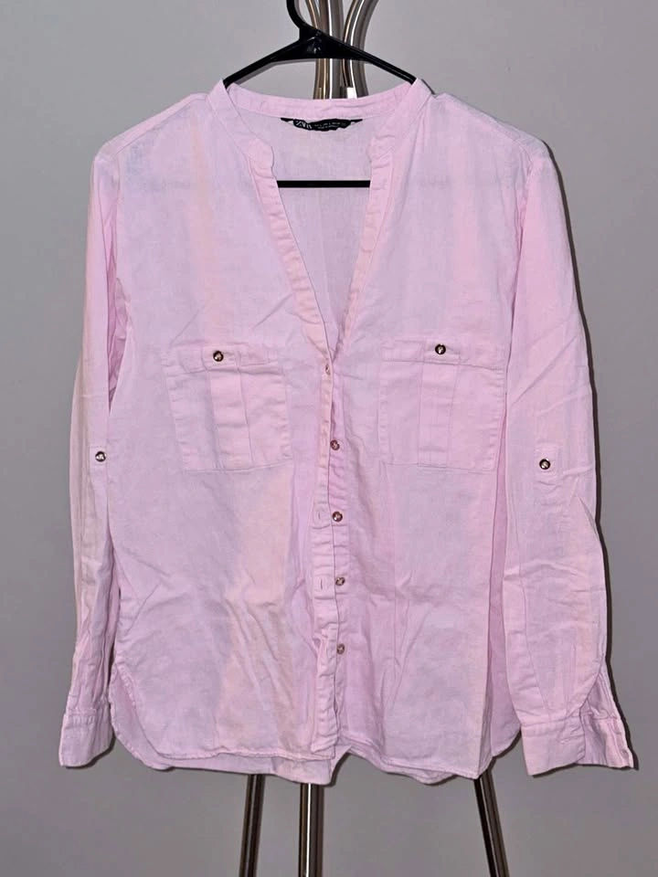 Zara Pink Long Sleeves
