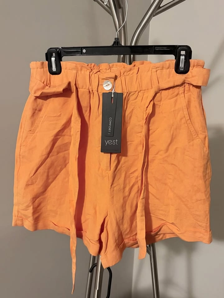 Brand New NWT Yest The Netherlands High-Waisted Orange Shorts - photo 2