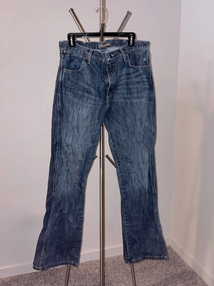 Wrangler Retro Men's Slim Fit Bootcut Jeans (34 x 34) - photo 2