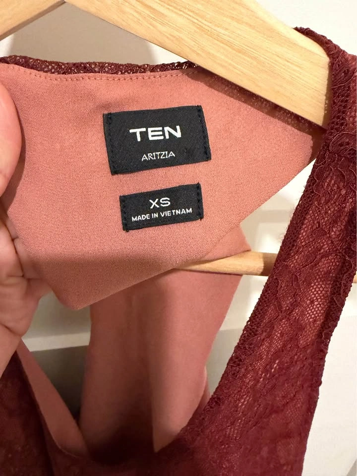 Aritzia Ten Lace Racerback Tank Top Size XS - photo 3