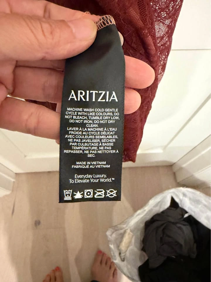 Aritzia Ten Lace Racerback Tank Top Size XS - photo 4